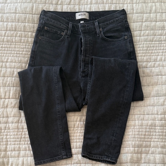 Agolde Nico black jeans - Picture 1 of 4